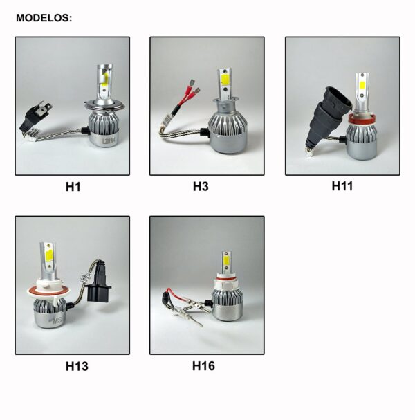KIT CREE LED C6 - Imagen 2