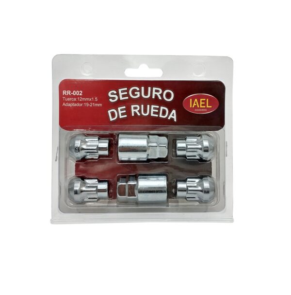 Antirrobo De Rueda para Auto - CHEVROLET/ CHRYSLER/ DAIHATSU/ FORD/ MITSUBISHI/TOYOTA/CHERY/ HONDA