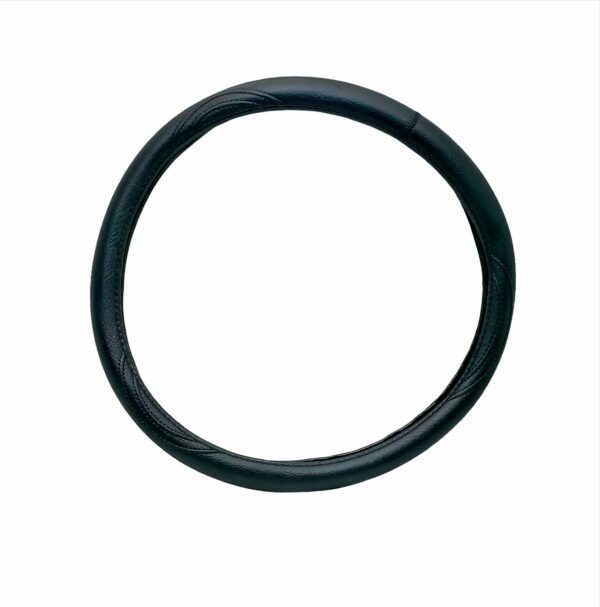 CUBRE VOLANTE NEGRO C/COSTURA CAMIÓN 47CM