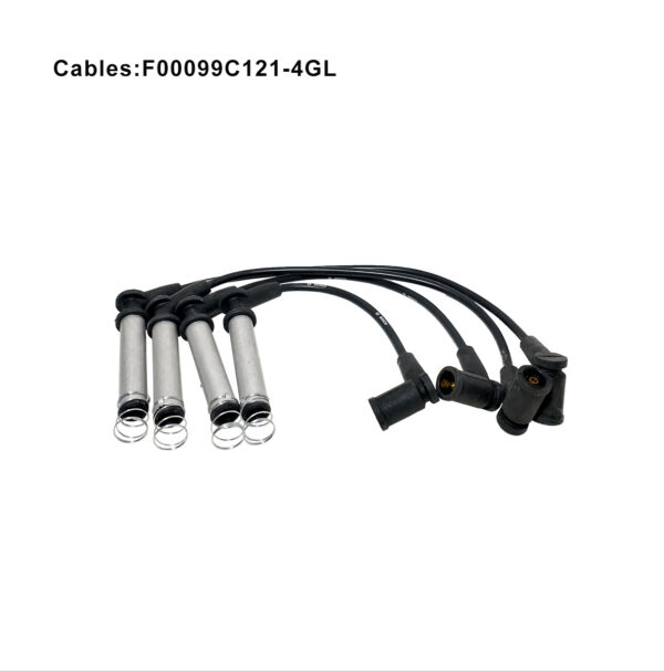 Kit de Bujías y Cables - KIT9016- FORD FOCUS// FIESTA// ECOSPORT// KA 1.6-1.8 ZETEC ROCAM - Imagen 2
