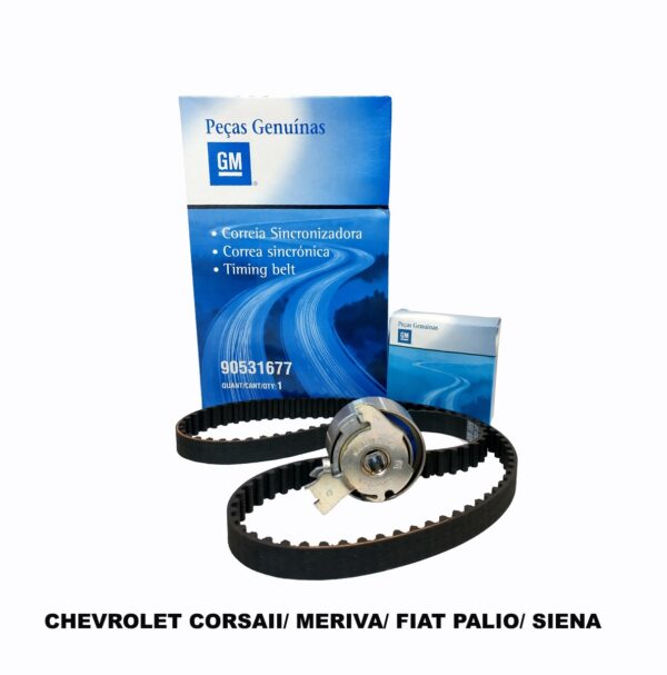 ¡OFERTA! KIT DISTRIBUCIÓN ORIGINAL GM TENSOR+CORREA
