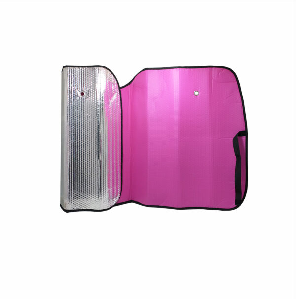 Cortina Parasol - CORTINA DELANTERA METALIZADA MATE ROSA - Imagen 2